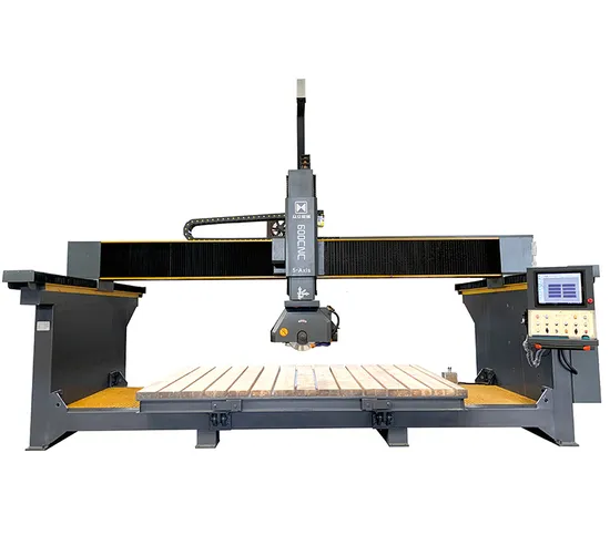 CNC Bridge Saw for Granite Marble Stone Cutting Position by Camera