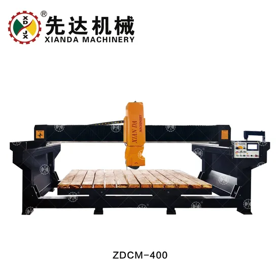 Monobloc Automatic 45 Degree Miter Ceramic Tile Cutter Bridge Stone Cutting Machine for Granite, Marble, Quartz, Porcelain