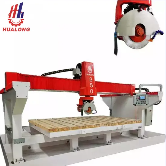 China Leading Manufacturer Affordable Hualong Machinery 2025 Bridge Saw Cutting CNC Machine for Granite