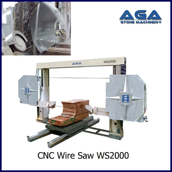 CNC Stone/Granite/Marble Cutting Machine for Wire Sawing Machine (WS2000)