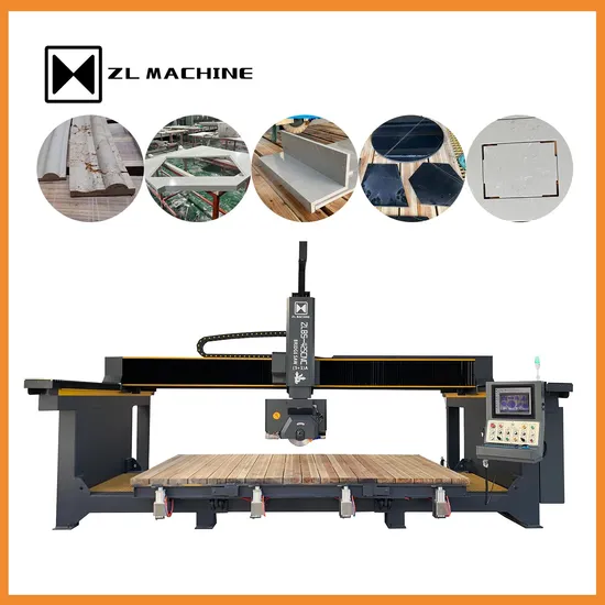 5+1 Axis CNC Control Stone Cutting Machinery Hot-Selling Bridge Saw Machine for Granite Marble in America