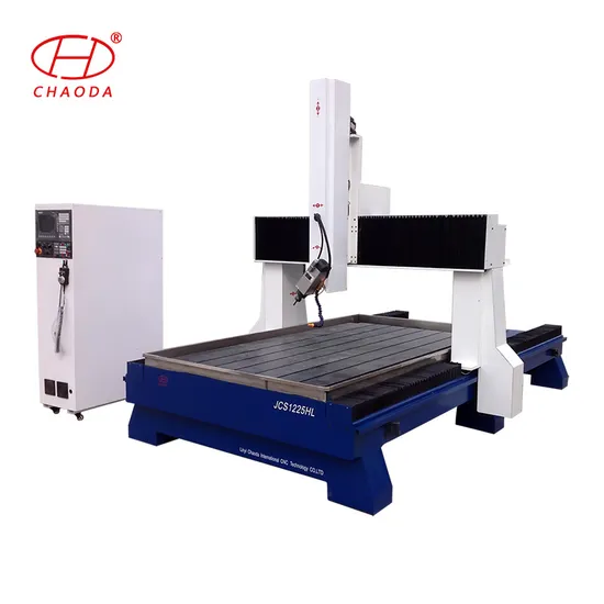 3D Stone Granite Marble Sculpture Carving CNC Machine with Swing Head