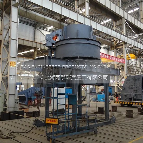 Energy-Saving Vertical Impact Crusher with Hydraulic Lid Opening System