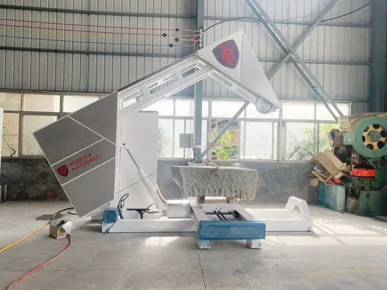 Wisdom Movable CNC Wire Saw Stone Profiling Machine for Marble Granite Limestone Trimming Block Squaring