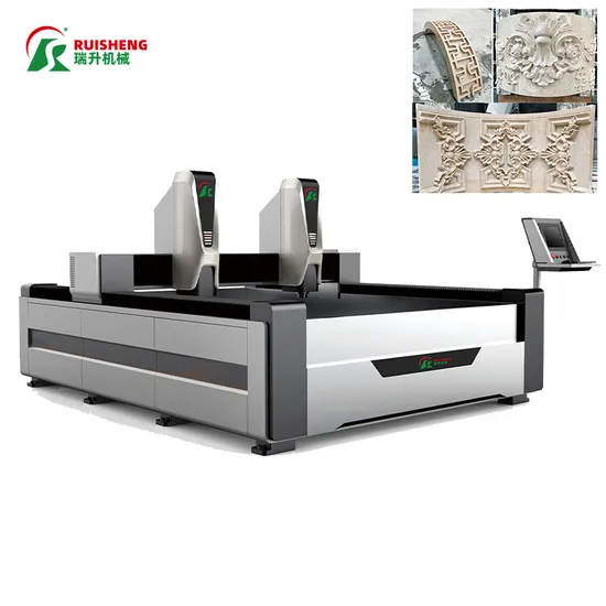Small Stone Carving Tombstone Engraving Equipment Stone CNC Router
