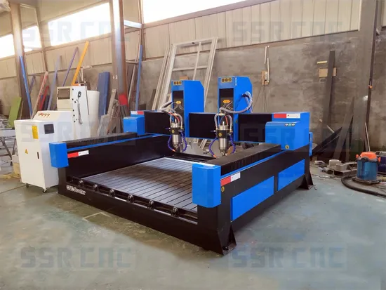 Stone Engraving Two Heads Machine
