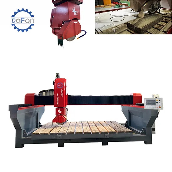 Best Automatic Marble Granite Stone CNC Block Cutting Machine/5 Axis Bridge Saw Cutter/4 Axis Bridgesaw Processing Equipment Manufacturer