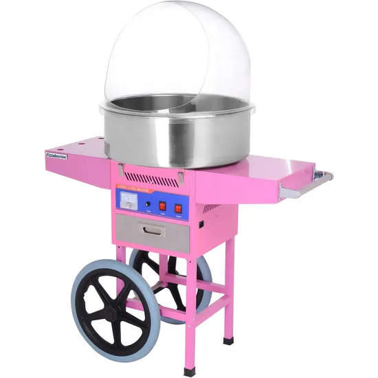Factory Commercial Cotton Candy Floss Sugar/Candy Floss Machine with Cart