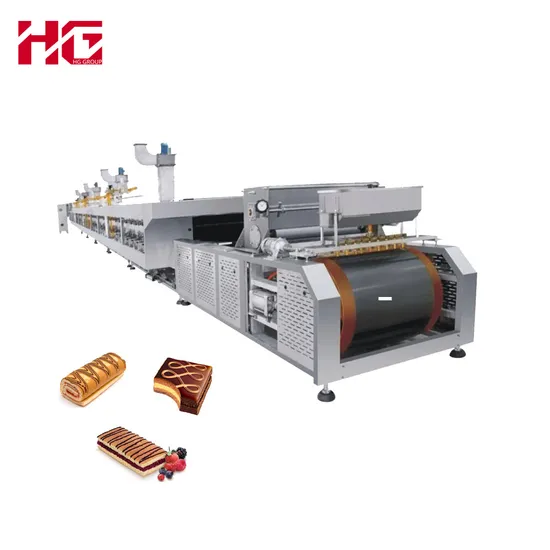 ISO Certificated Swiss Roll&Layer Cake Sandwich Biscuit Custard Cake White Lover Cookies Rice Cracker Wafer Stick Natural Potato Chips Baking Oven Machine