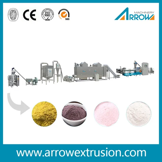 Super Cereal Plus Corn Soya Blend Machine Baby Food Powder Machinery