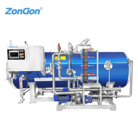 Spraying Type Retort for Glass Bottle Sweet Corn