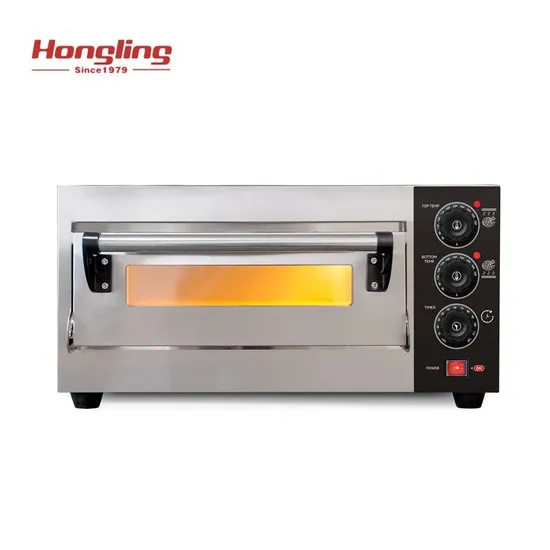Hongling 400X400 Bakery Equipment Mini Single Deck Pizza Oven