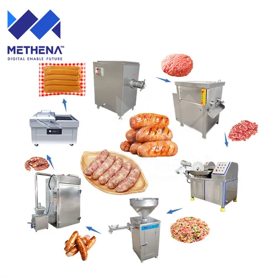 Mtn Embutidora Chorizo Industrial Automatic Sausage Make Machine Sausage Stuffer Production Line Price