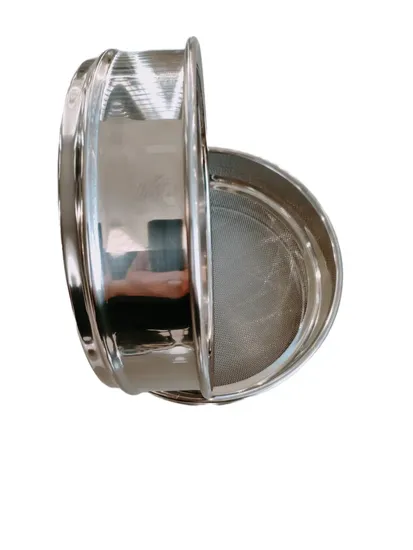Stainless Steel Perforated Metal Wire Mesh Vibrating Standard Laboratory Sand Coffee Test Sieve