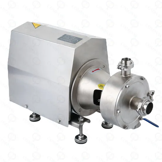 Xusheng Hygienic Food Grade Emulsifying Pump Stainless Steel SS304 Sanitary Pipeline High Shear Dispersed 7.5kw 10HP Single Stage Emulsion Pump