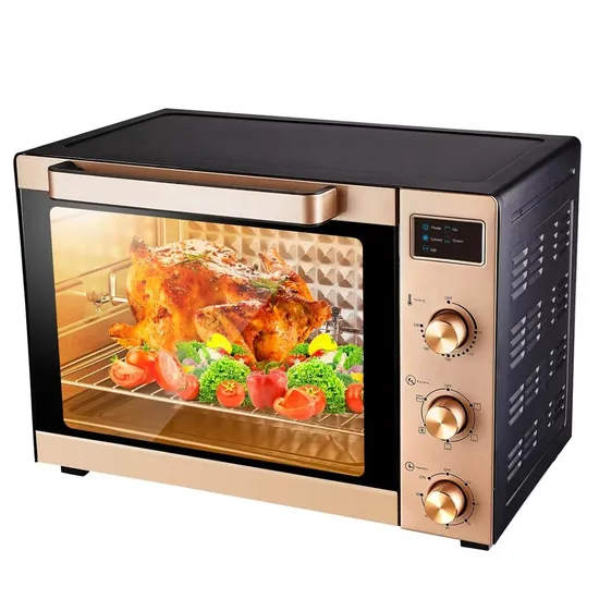 High Quality Electric Toaster Mechanical Oven 21L to 150L Big Capacity Single Door Switch Air Fryer Oven