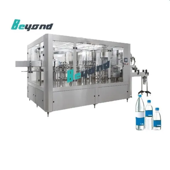 Automatic 3 in 1 Plastic Small Bottle Water Washing Filling Capping Machine