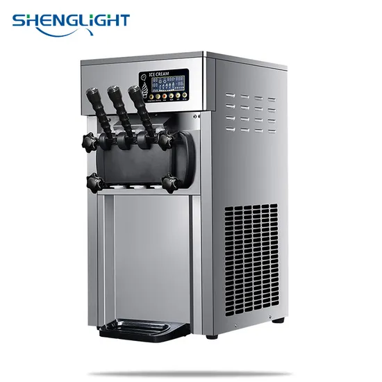 Commercial Automated Table Top 3 Flavors Cheap Yogurt Soft Serve Ice Cream Machine for Sale