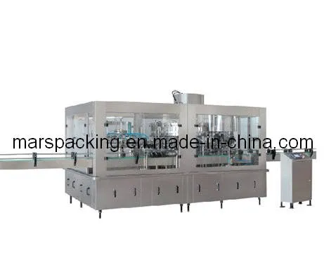 Automatic Small Glass Bottle Carbonated Beverage Flavor Water Rinsing Bottling Capping Machine (BCGF18-18-6)