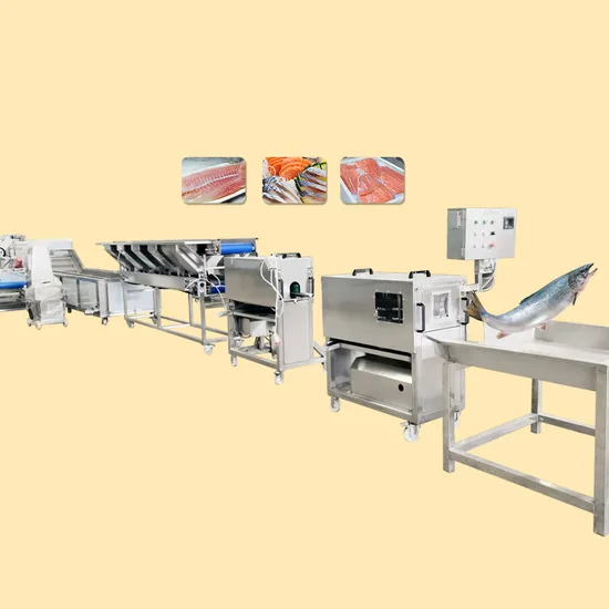 TCA Fish Cleaning and Cutting Deboning Fillet Head Cutting Scaling Skinning Processing Line Machinery