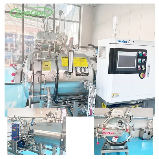 Factory Price Pilot Retort Water Spray Autoclave for Canned Sardine Tuna