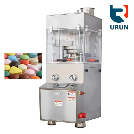 Automatic Rotary Candy Seasoning Block Calcium Tablet Press Making Machine