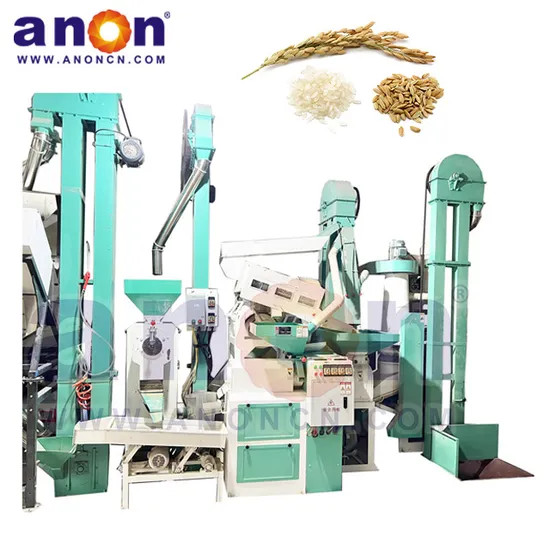 Anon 15s Rice Huller Mini Milling Machine Combined Rice Mill