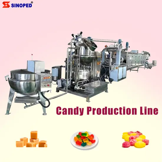 Multi-Function Pectin Soft Candy Production Line Gummy Candy Depositor Jelly Sweet Bear Gummy Candy Making Machine