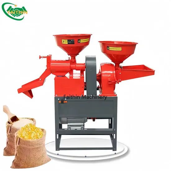 Home Small Automatic Multi-Functional Stripping Grain Crushing Machine Rice Milling Machine