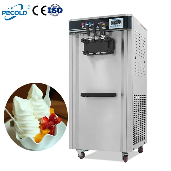 Commercial Domestic Blizzard Big Capacity 5 Flavours Soft Ice Cream Machine Price of Automatic Mini Ice Cream Machine for Shops