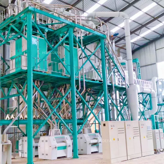 Industrial Complete 100tpd Wheat Flour Mill Machine