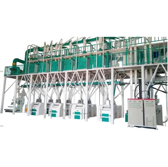 Fully Automatic 100-150 Tpd Maize Mill Corn Flour Milling Machine with Cleaning and Packing Machine Price