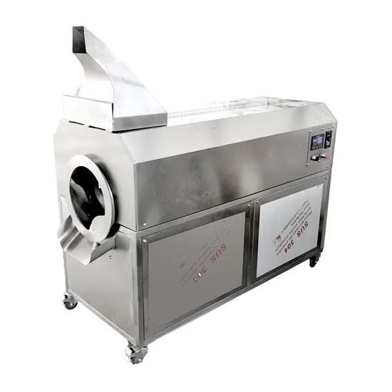 Electric Almond Roaster Production Machine Sunflower Seeds Chick Peas Soybean Roasted Machine