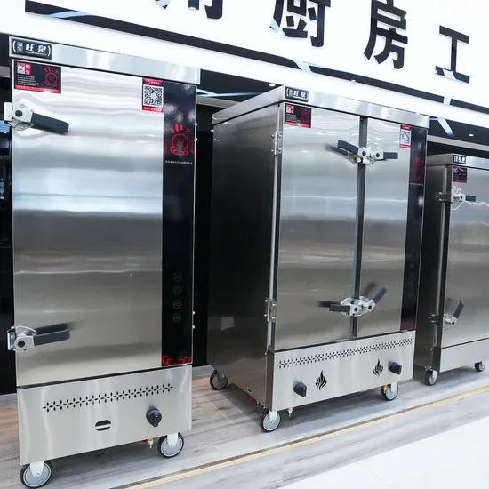 Gas Steamer - Commercial Stainless Steel Rice & Seafood