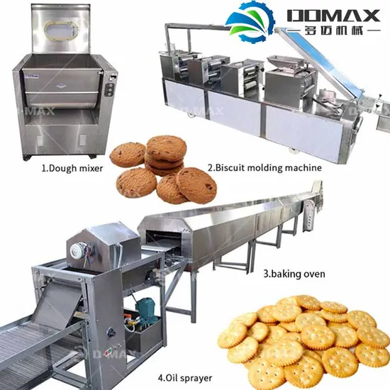 PLC Control Soft Biscuit Forming Machine Crisp Biscuit Production Line Cream Cracker Biscuit Making Machine
