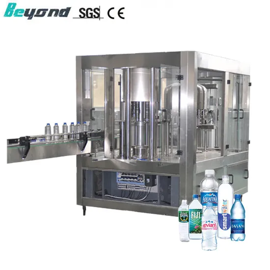 Fully Automatic Mineral Liquid Water Pet Bottle Washing Filling Capping Bottling Machine