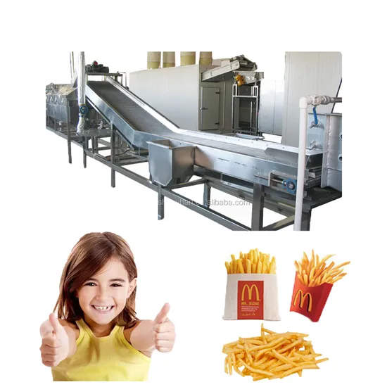 Automatic Frozen French Fries Potato Chips Fryer Snow Rice Cracker Biscuit Layer Cake Japanese Cookies Swiss Roll Wafer Roll Snack Food Mill Making Machine