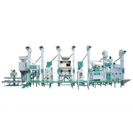 Hot Sale 20 Ton 25 Ton Rice Husker Rice Polisher Rice Milling Machine with Color Soter Price