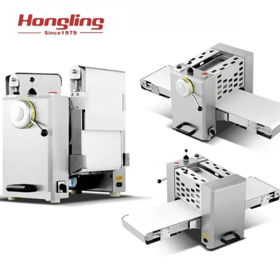 Hongling Industrial Folding Dough Pressing Machine Table Top Dough Sheeter