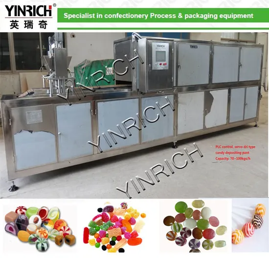 Candy Depositing Line with Jelly/Toffeehard Candy/ Lollipop Machines (GD50)