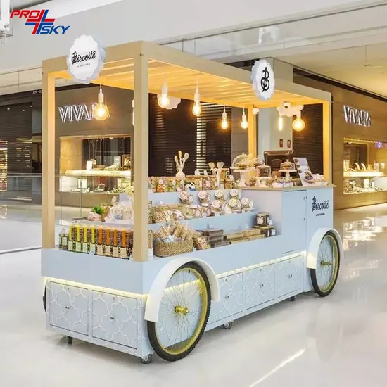 Prosky Food Ice Cream Van Food Trucks Mobile Food Gelato Coffee Hot Dog Trailer Cart