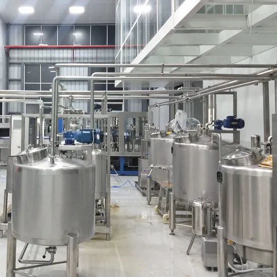 Milk Production Machine Uht Milk Processing Plant Dairy Production Line