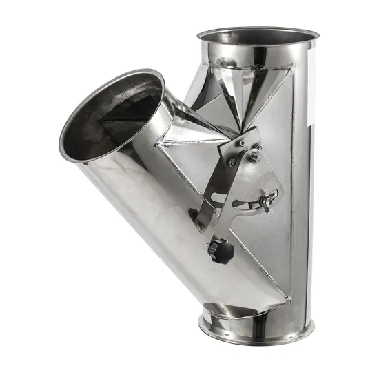 Diverter Valves Asymmetric Hand Operated HVAC System Duct HVAC Duct Air Vent