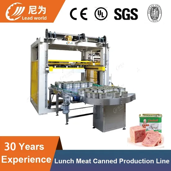 Factory Price Chicken Meat Corned Beef Luncheon Meat Tin Can Processing Machine Canned Food Production Line Machinery Canned Filling Machine