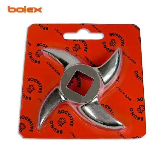 Heavy-Duty Meat Grinder Cutter Meat Mincer Knives Meat Grinder Accessories in Blister Pack for Easy Storage