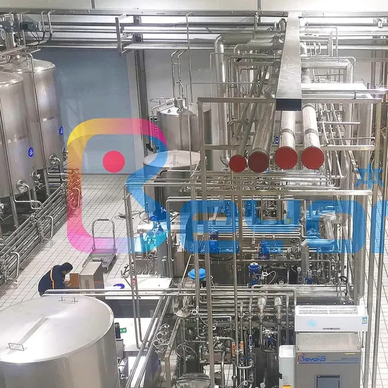 Complete milk processing line and dairy factory equipment