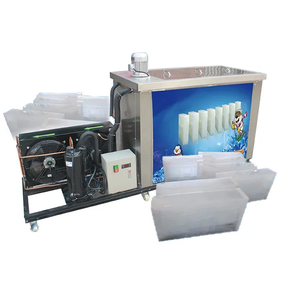 1000kg/24h Brick Ice 1 Ton Industrial Commercial Ice Block Making Machine