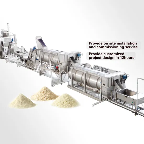 Factory Price Automatic Cassava Flour Making Machine/Potato Flour Processing Machine Flour Production Line