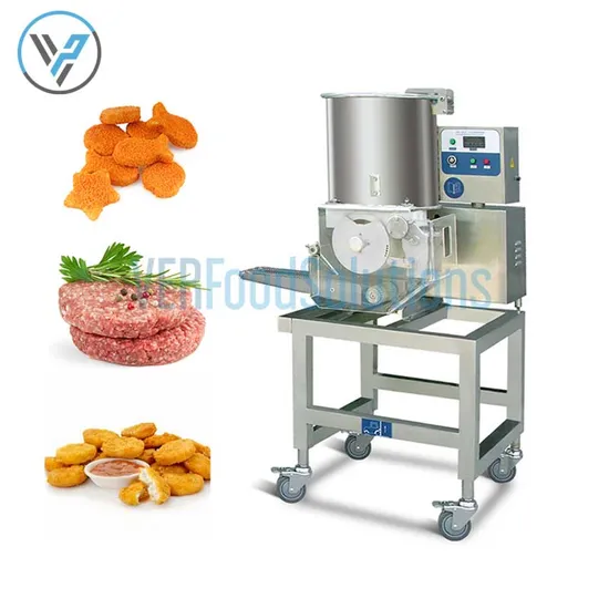 Beef Chicken Nuggets/Patty Forming Battering Breading Line/ Nuggets Forming Machine for Sale