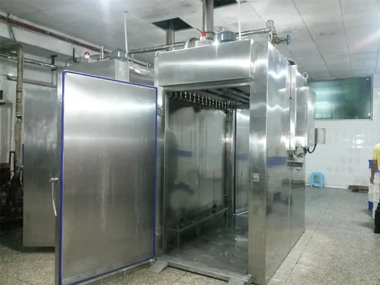 304 Stainless Steel Big Capacity Sausage Production Smokehouse Oven for Sausage, Bacon Meat Using